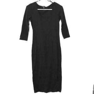 Forever 21 Long Black Dress Size S New w/ Tags
